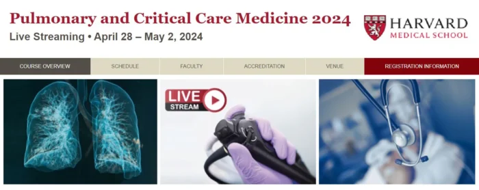 Harvard Pulmonary and Critical Care Medicine 2024